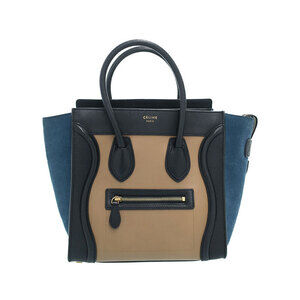Celine Shopper Tote Luggage Logo Handbag